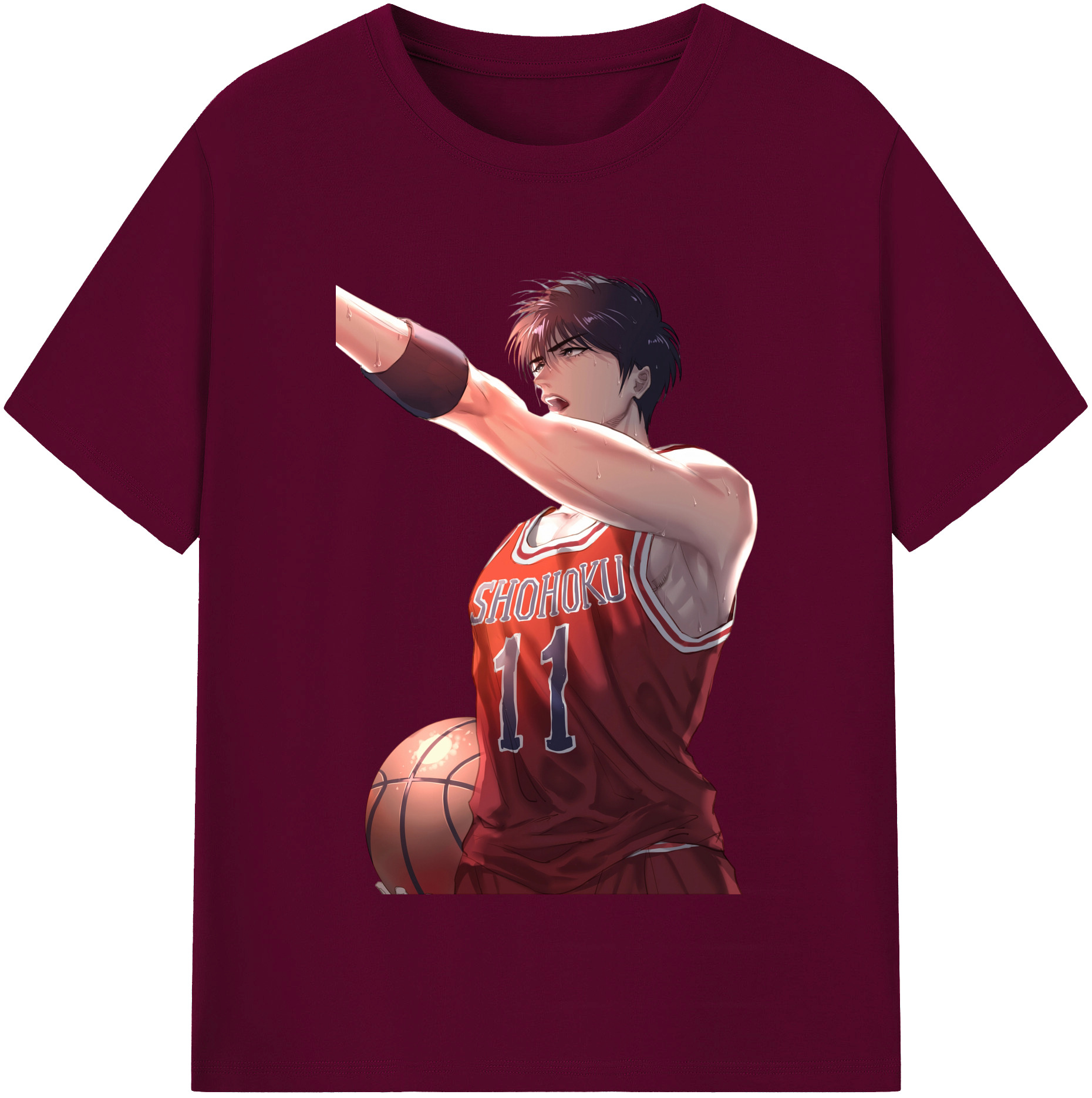 （画像用） SLAM DUNK／スラムダンク レディースカジュアルプリントTシャツ（綿100％）
